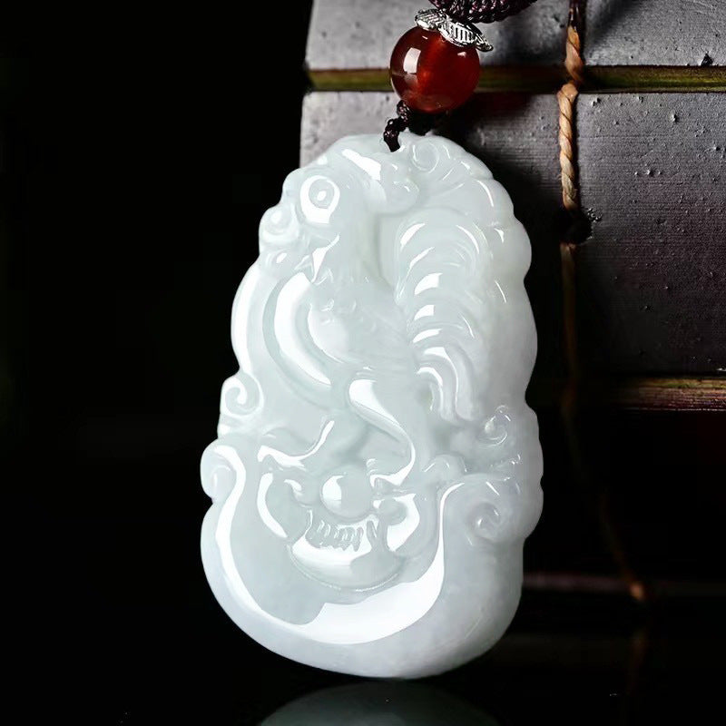 Grade A Jadeite Jade Chinese Zodiac Animal Pendant Necklace Collection
