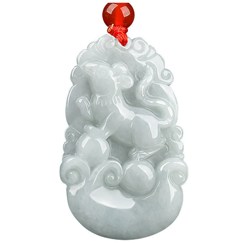 Grade A Jadeite Jade Chinese Zodiac Animal Pendant Necklace Collection