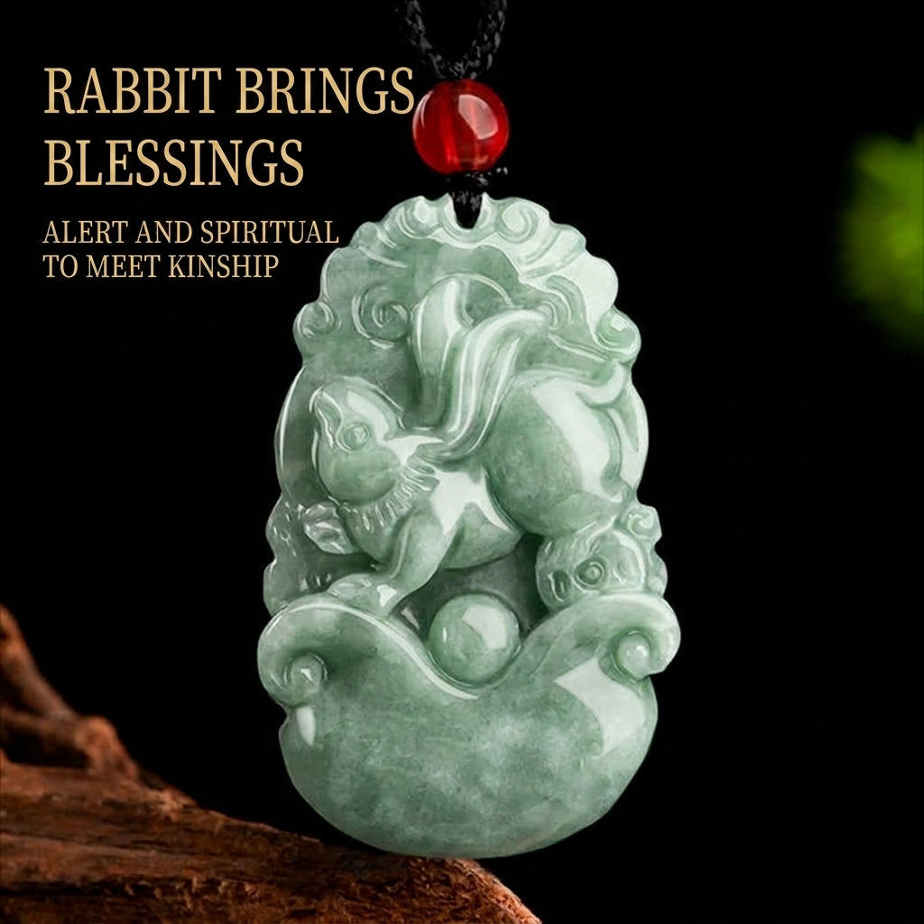 Grade A Jadeite Jade Chinese Zodiac Sign Carved Pendant Necklace Collection